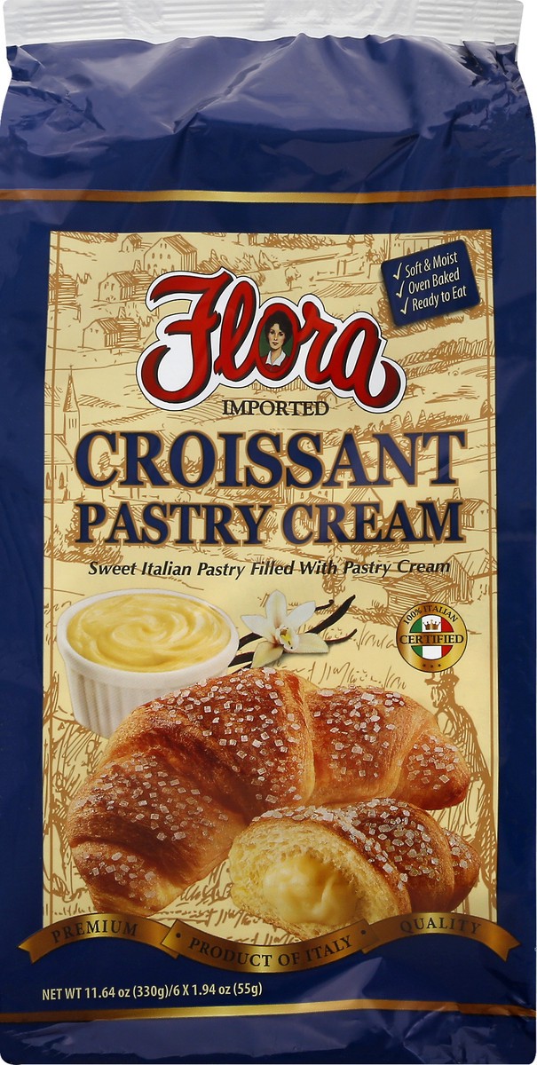 slide 5 of 13, FLORA FINE FOODS Croissant Pasty Cream, 1 ct