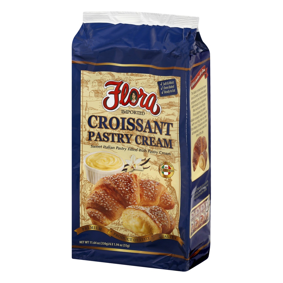 slide 10 of 13, FLORA FINE FOODS Croissant Pasty Cream, 1 ct