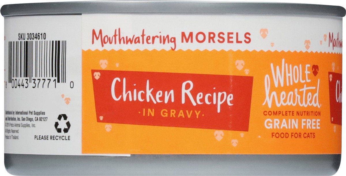 slide 2 of 14, Whole Hearted Grain Free Chicken Recipe in Gravy Food for Cats 5.5 oz, 5.5 oz