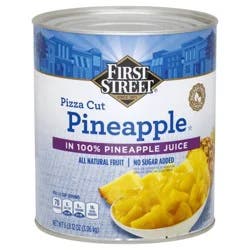 First Street Pizza Cut Pineapple In Juice