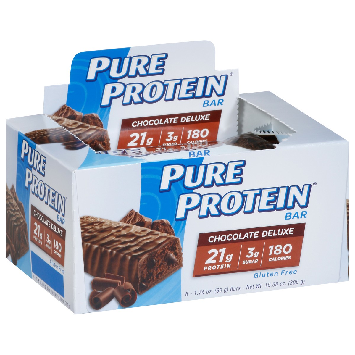 slide 5 of 14, Pure Protein Chocolate Deluxe Protein Bars Pack 6 - 1.76 oz Bars, 6 ct; 1.76 oz