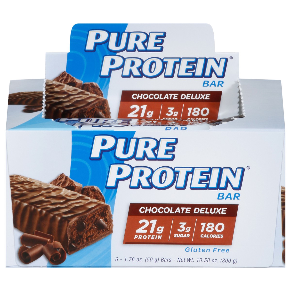 slide 2 of 14, Pure Protein Chocolate Deluxe Protein Bars Pack 6 - 1.76 oz Bars, 6 ct; 1.76 oz