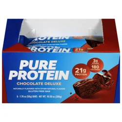 Pure Protein Gluten Free Chocolate Deluxe Bar 6 - 1.76 oz Bars