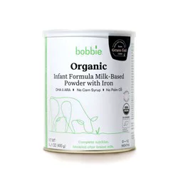Bobbie Organic Infant Formula with Iron 14.1 oz