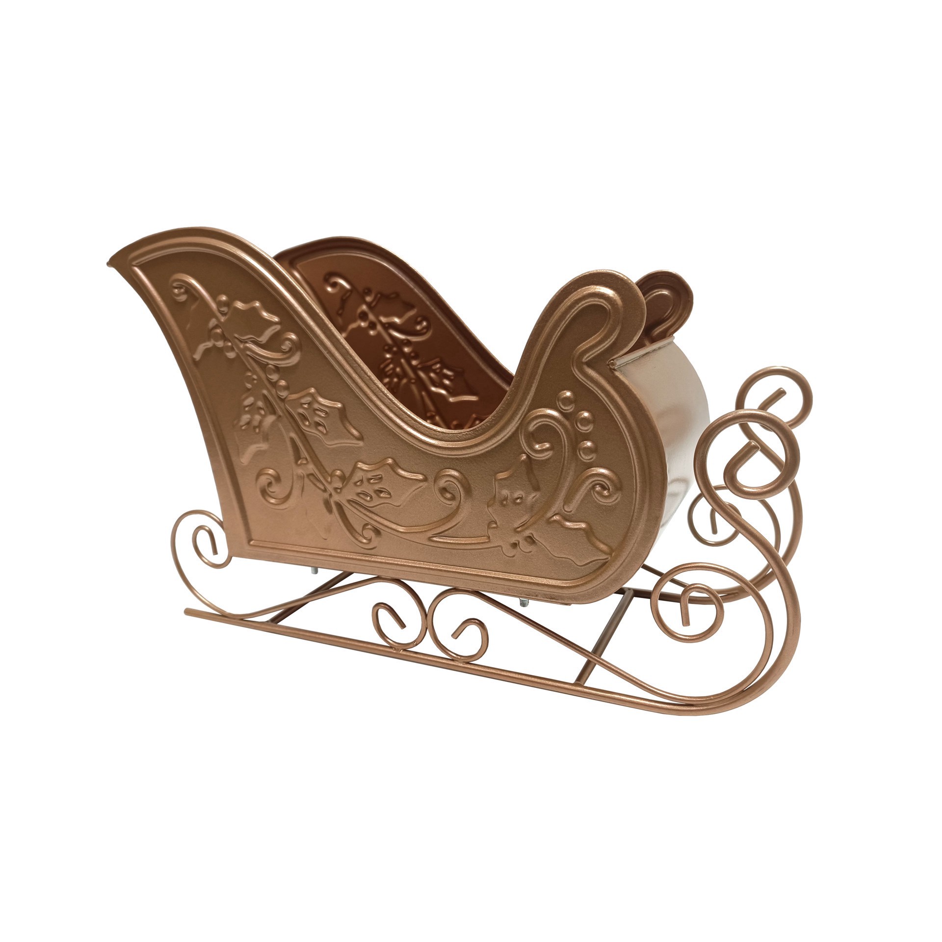 slide 2 of 3, 12.25" Gingerbread Metal Sled By Ashland, 12.25 in