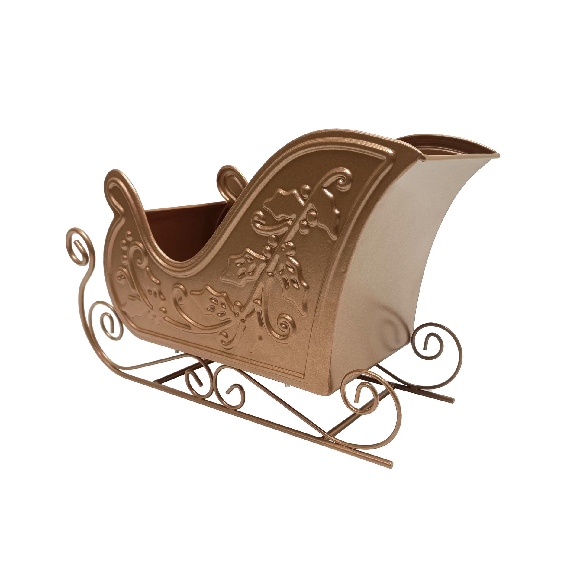 slide 3 of 3, 12.25" Gingerbread Metal Sled By Ashland, 12.25 in