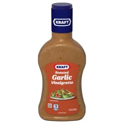 Kraft Roasted Garlic Vinaigrette Salad Dressing, 14 fl oz Bottle