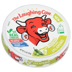 The Laughing Cow Creamy Jalapeño Spreadable Cheese Wedges, 5.4 oz