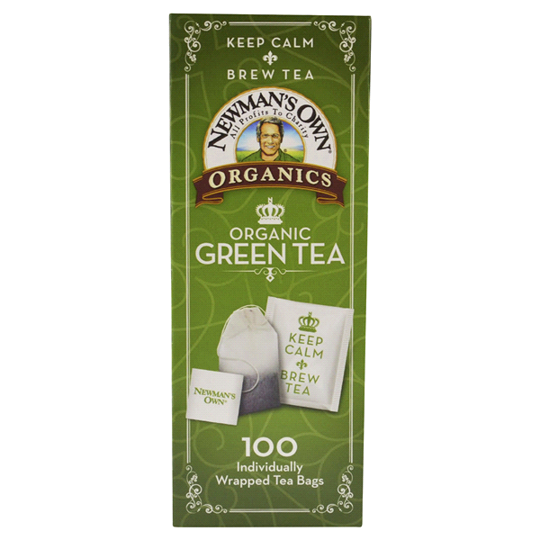 slide 9 of 9, Newman's Own Organic Green Tea - 100 ct, 100 ct