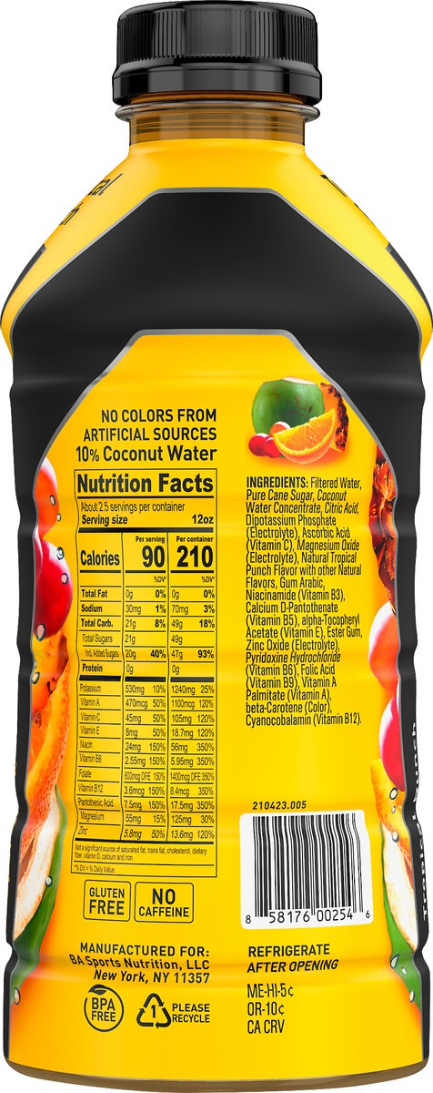 slide 4 of 7, BODYARMOR Tropical Punch - 28 oz, 28 fl oz