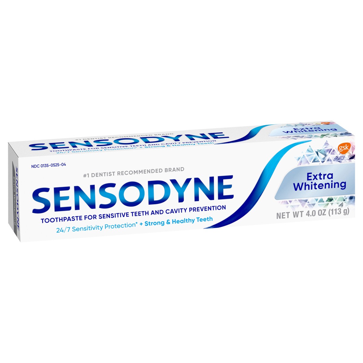 slide 2 of 9, Sensodyne Extra Whitening Sensitive Teeth Whitening Toothpaste - 4 Ounces, 4 oz