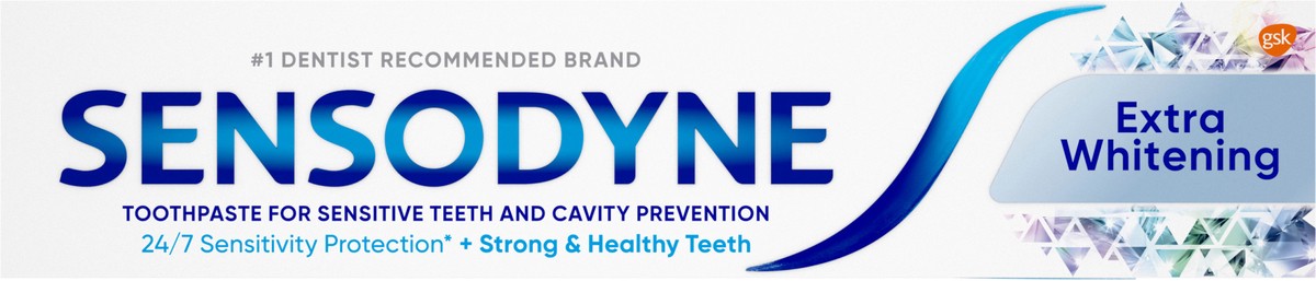 slide 5 of 9, Sensodyne Extra Whitening Sensitive Teeth Whitening Toothpaste - 4 Ounces, 4 oz