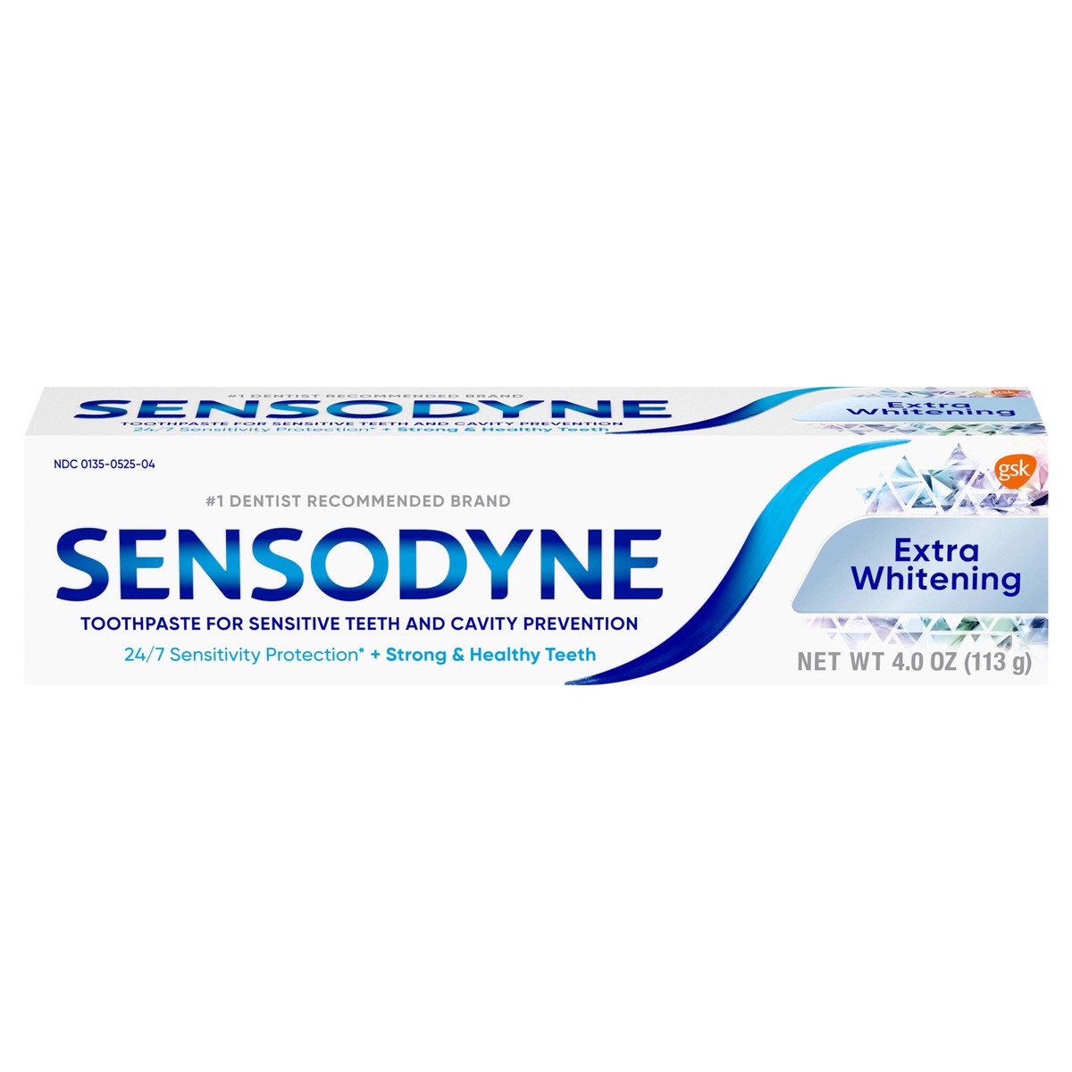 slide 1 of 9, Sensodyne Extra Whitening Sensitive Teeth Whitening Toothpaste - 4 Ounces, 4 oz