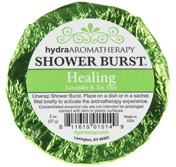 slide 1 of 1, Hydra Aromatherapy Shower Burst Healing Lavender & Tea Tree, 2 oz