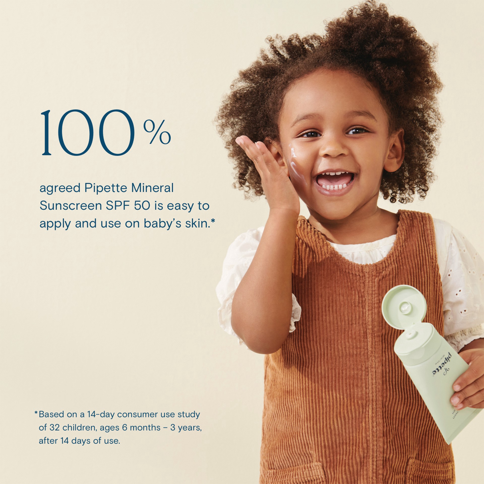 slide 2 of 27, Pipette Baby Baby Spf 50 Broad Mineral Sunscreen, 1 ct