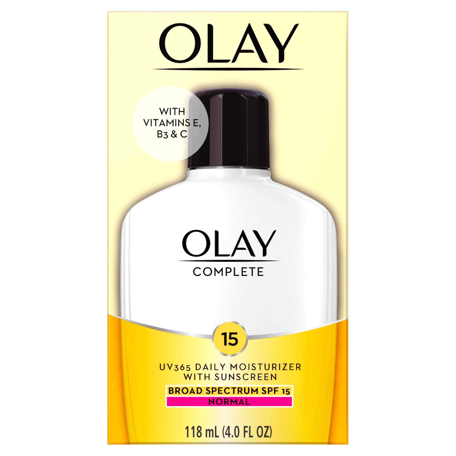 slide 3 of 29, Olay Complete Lotion Moisturizer with SPF 15 Normal, 4.0 fl oz, 4 fl oz