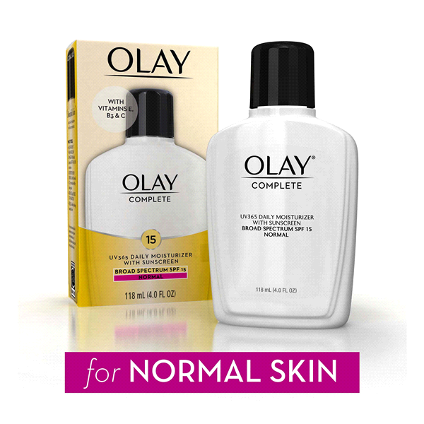 slide 7 of 29, Olay Complete Lotion Moisturizer with SPF 15 Normal, 4.0 fl oz, 4 fl oz