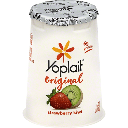 slide 3 of 3, Yoplait Original Strawberry Kiwi Yogurt, 6 oz