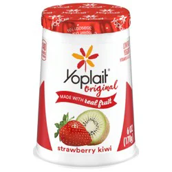Yoplait Original Strawberry Kiwi Low Fat Yogurt, 6 oz Yogurt Cup