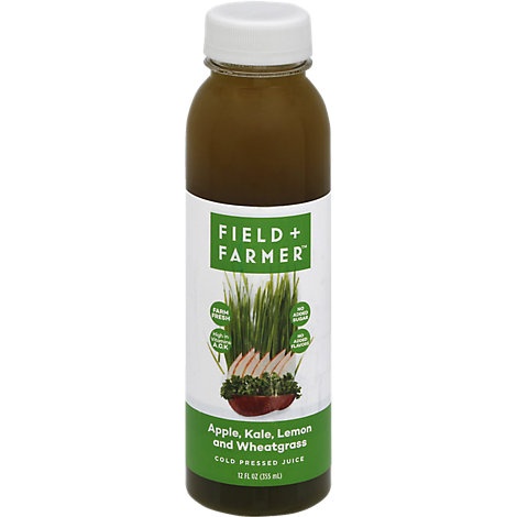 slide 1 of 1, Field & Farmer Kale Wheatgrass Juice - 12 fl oz, 12 fl oz