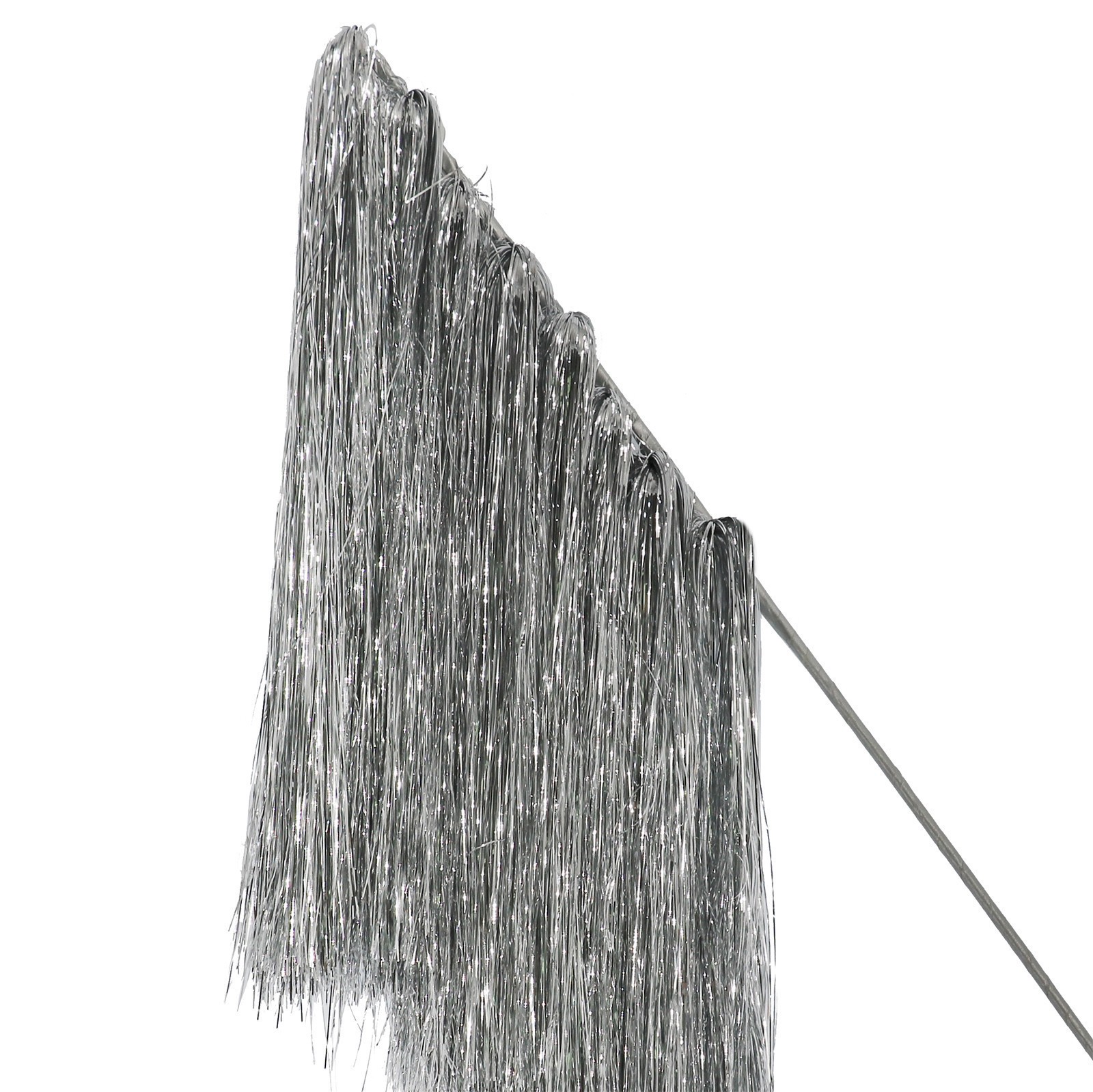 slide 2 of 2, 23" Hanging Silver Tinsel Stem By Ashland, 2 in x 13 in x 23 in