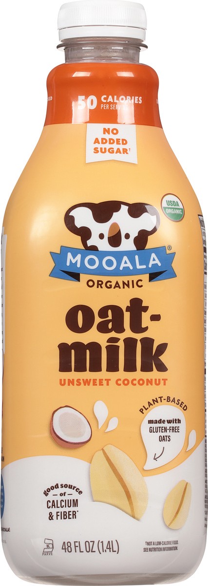 slide 3 of 12, Mooala Oatmilk Unsweetened Coconut 48 Oz, 48 oz