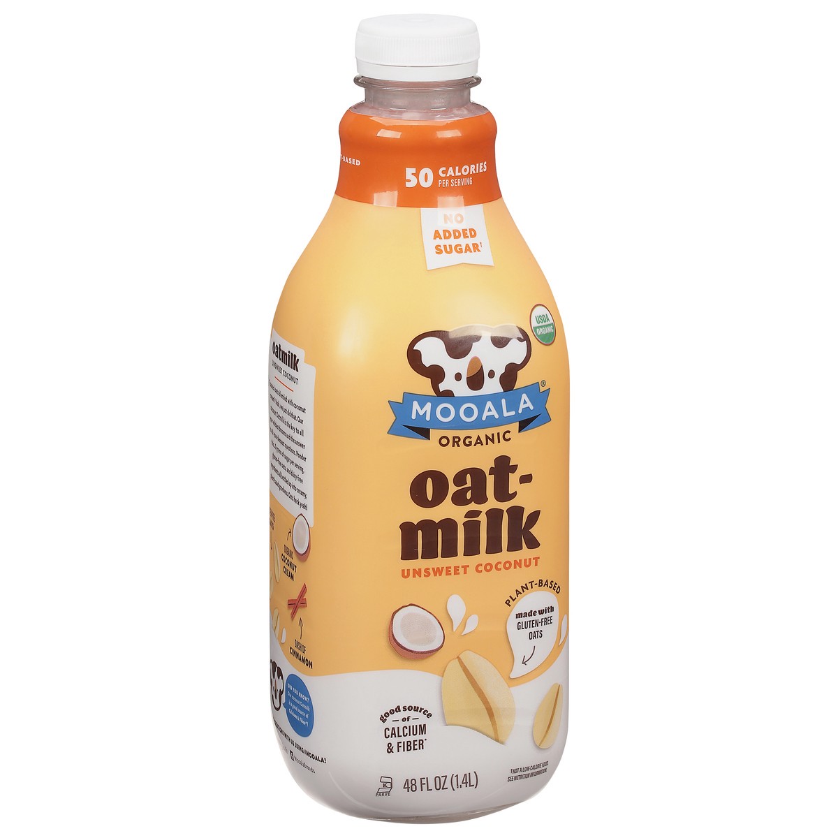 slide 6 of 12, Mooala Oatmilk Unsweetened Coconut 48 Oz, 48 oz