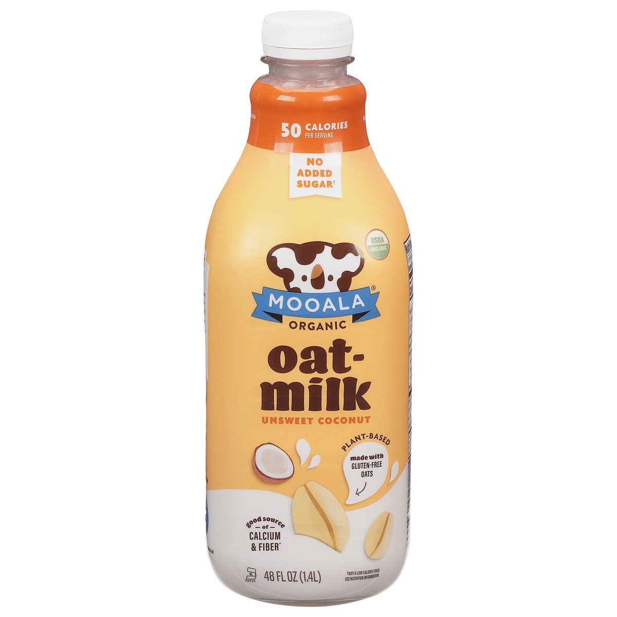 slide 1 of 12, Mooala Oatmilk Unsweetened Coconut 48 Oz, 48 oz