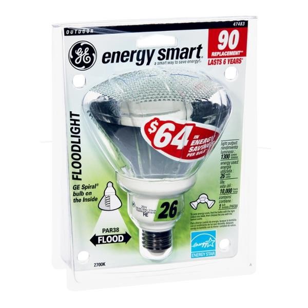 slide 1 of 1, GE LED 75-Watt PAR38 Light Bulb- Soft White, 1 ct