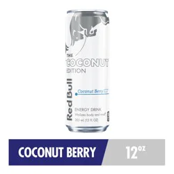 Red Bull Coconut Edition Energy Drink, Coconut Berry, 114mg Caffeine, 12 fl oz Can