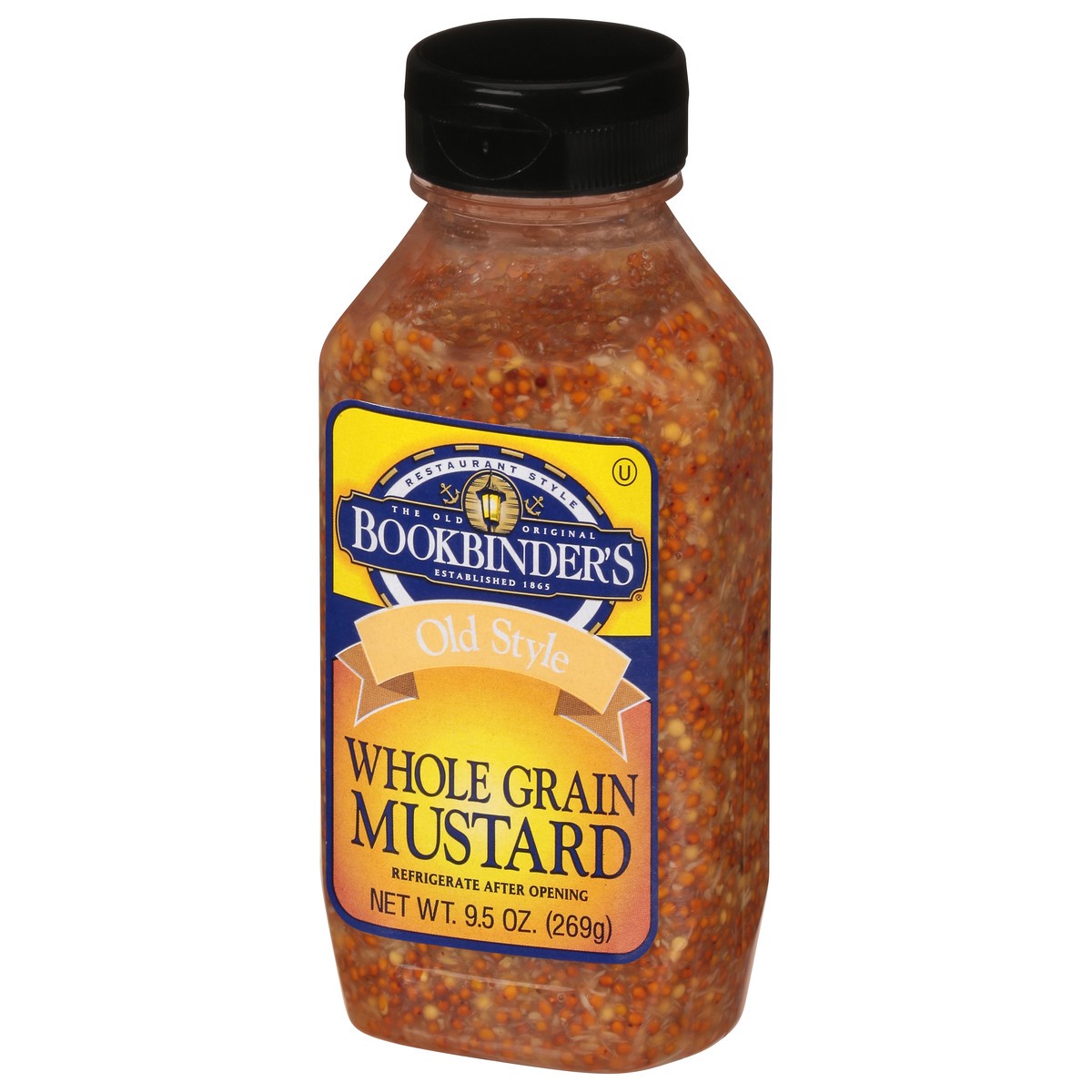 slide 3 of 9, Bookbinder's Old Style Whole Grain Mustard 9.5 oz, 9.5 oz