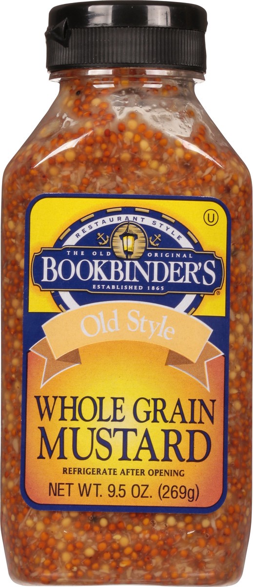 slide 6 of 9, Bookbinder's Old Style Whole Grain Mustard 9.5 oz, 9.5 oz