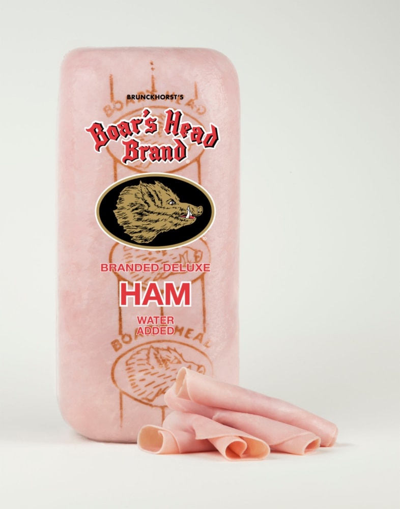 slide 1 of 1, Boar's Head Branded Deluxe Ham, per lb