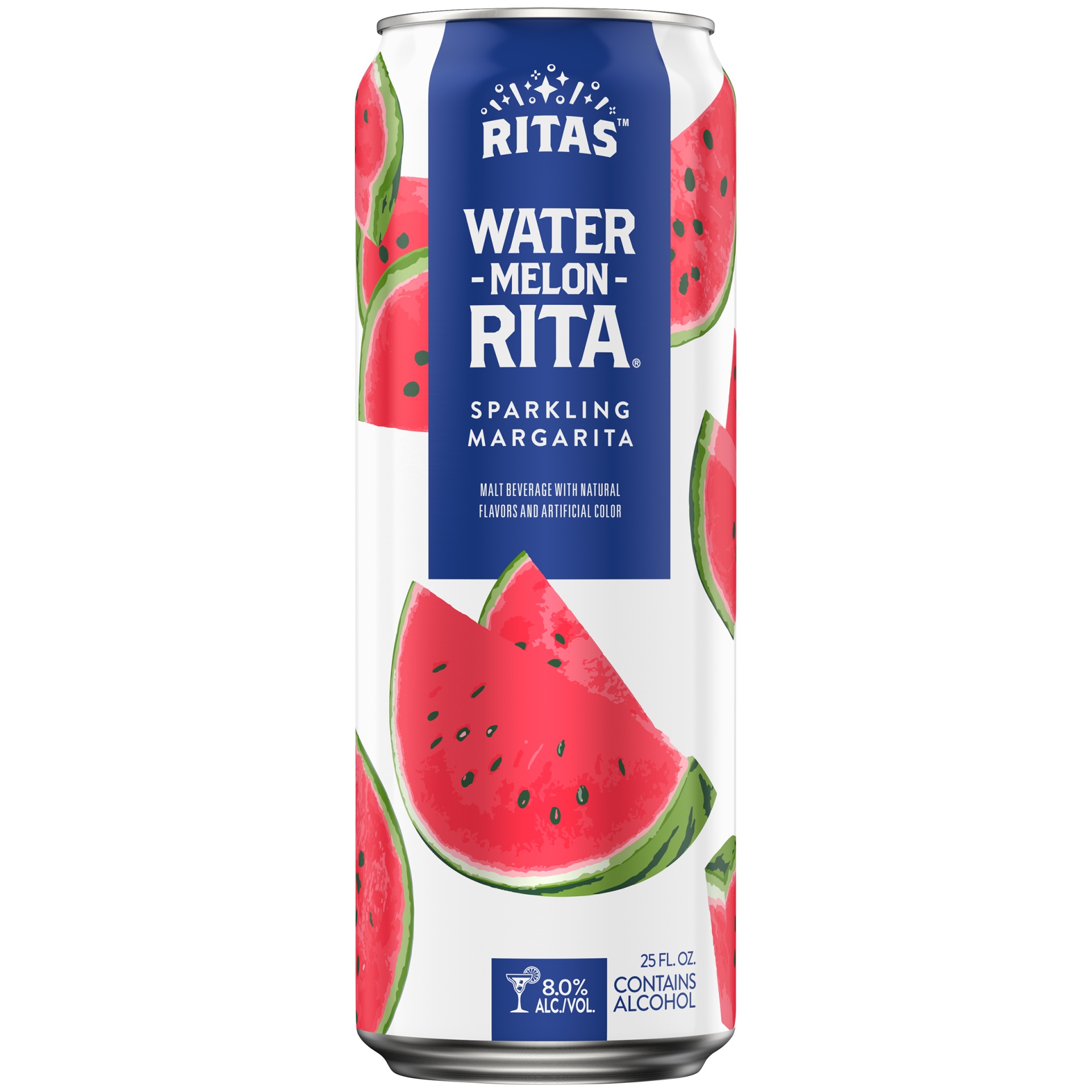 slide 1 of 2, Bud Light Rita Watermelon, Single Can, 25 fl oz