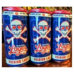 Brew Kettle Major Lager Cans /