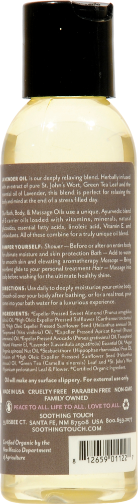 slide 2 of 4, Soothing Touch Lavender Bath Body & Massage Oil, 4 oz