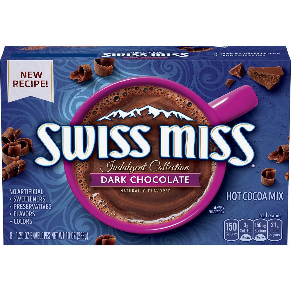 slide 18 of 64, Swiss Miss Dark Chocolate Hot Cocoa Mix - 8ct, 8 ct