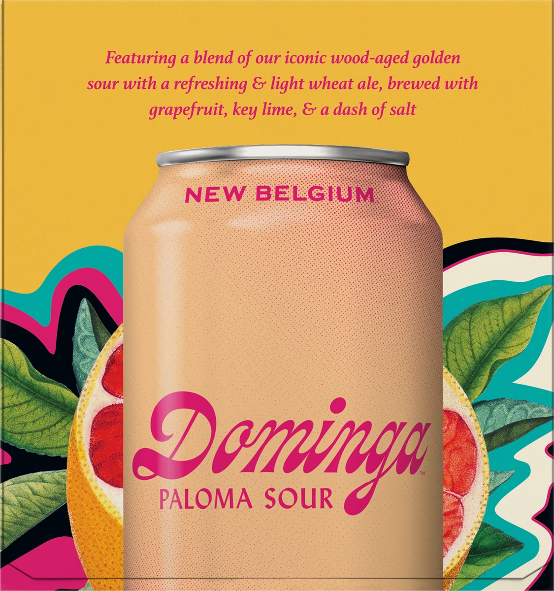 slide 8 of 8, New Belgium Dominga Paloma Sour Beer, 6 Pack, 12 fl oz Cans, 72 fl oz