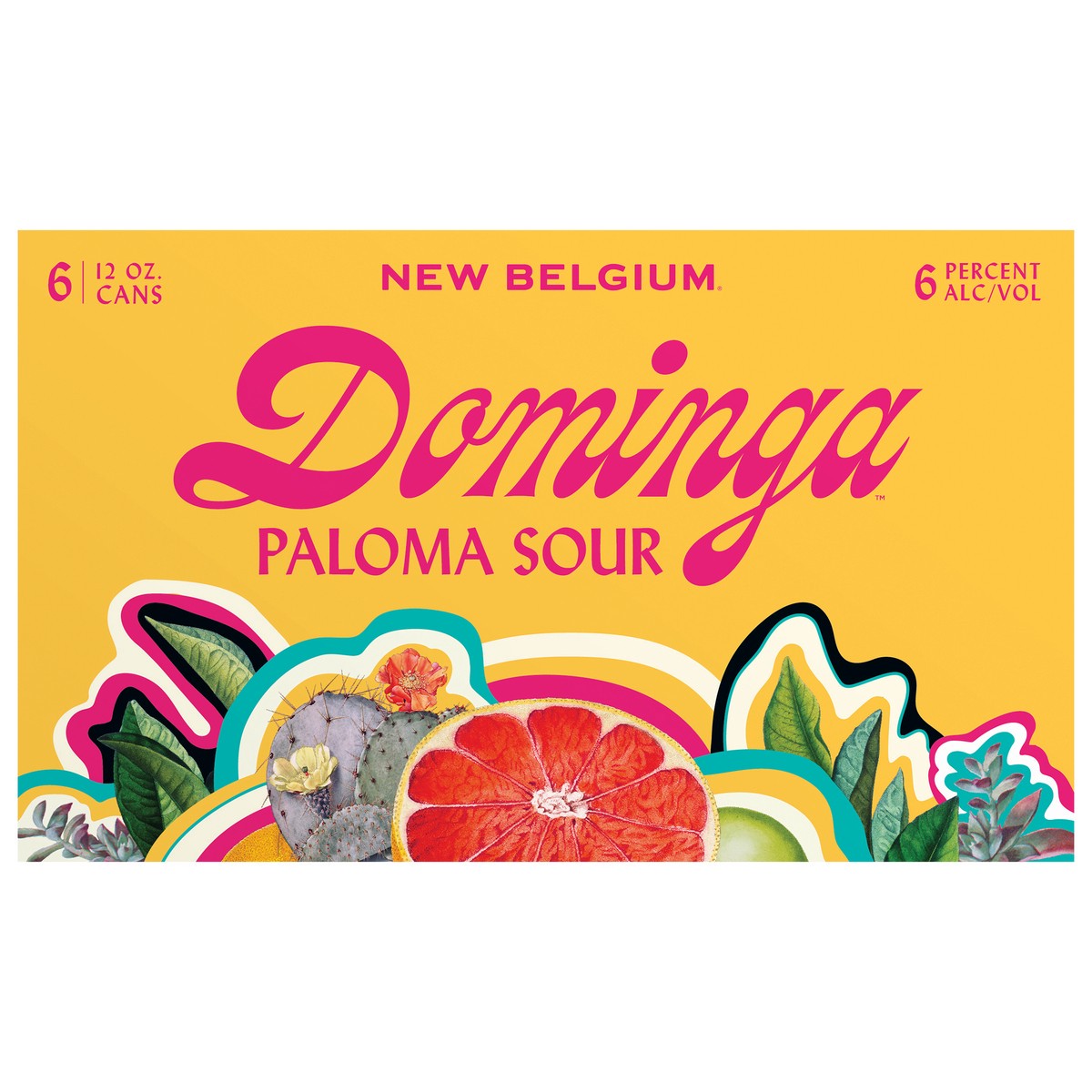 slide 6 of 8, New Belgium Dominga Paloma Sour Beer, 6 Pack, 12 fl oz Cans, 72 fl oz