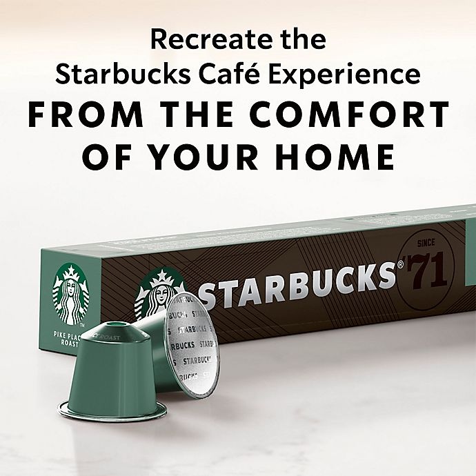 slide 4 of 7, Starbucks by Nespresso Pike Place Coffee Capsules, 30 ct