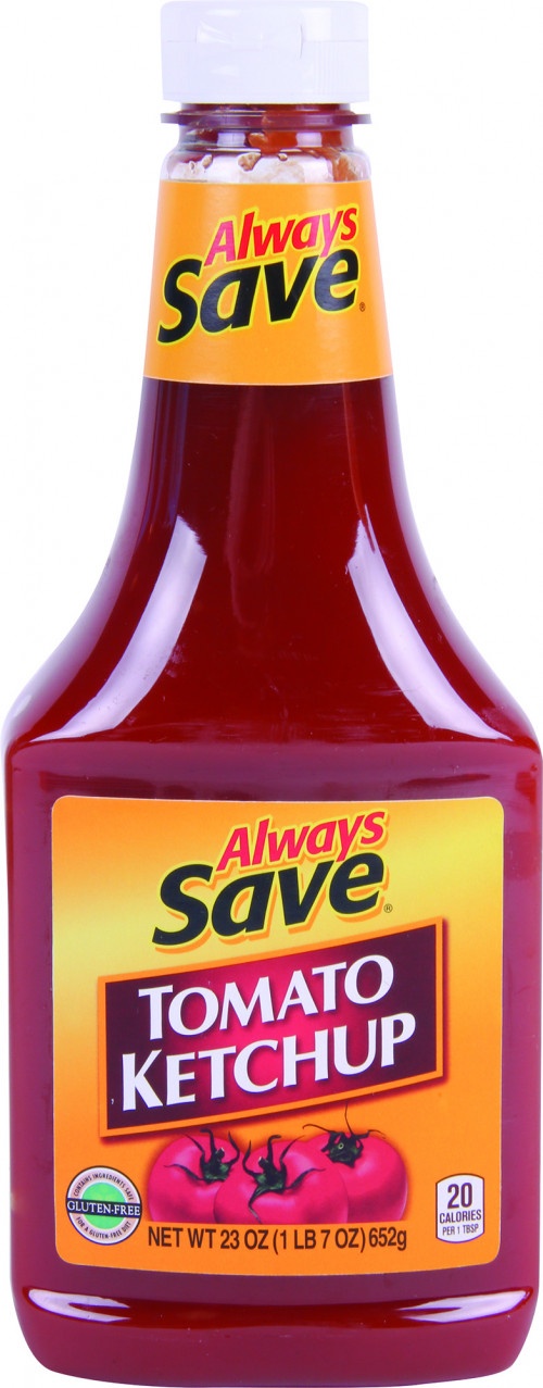 slide 1 of 1, Always Save Tomato Ketchup, 23 oz