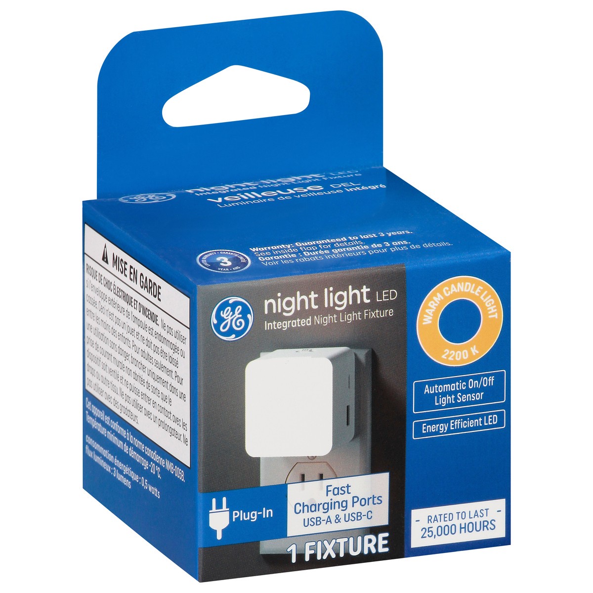 slide 2 of 9, Ge Led Night Light Charging - 1 Ct, 1 ct