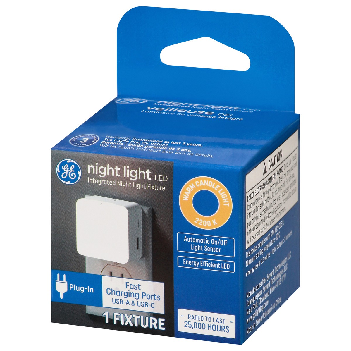 slide 3 of 9, Ge Led Night Light Charging - 1 Ct, 1 ct