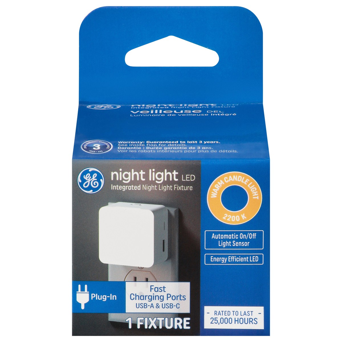 slide 1 of 9, Ge Led Night Light Charging - 1 Ct, 1 ct