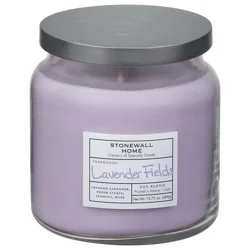 Stonewall Home Lavender Fields Soy Blend Candle 13.75 oz