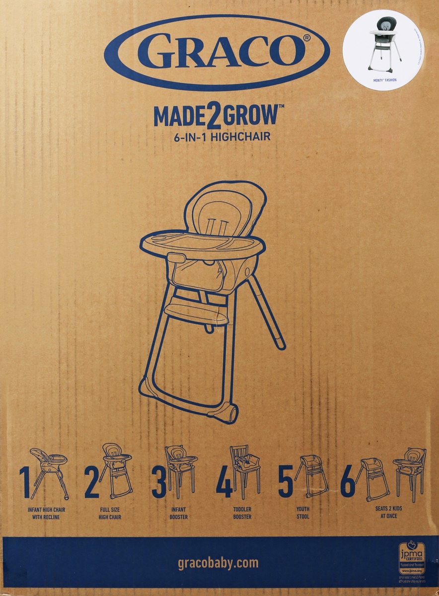 Graco Made2Grow 6in1 High Chair Monty 1 ct Shipt