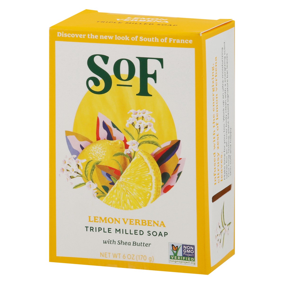 slide 4 of 9, SOF Triple Milled Lemon Verbena Soap 6 oz, 6 oz