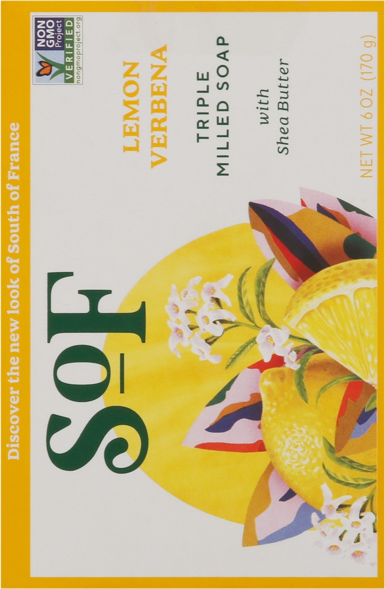 slide 3 of 9, SOF Triple Milled Lemon Verbena Soap 6 oz, 6 oz