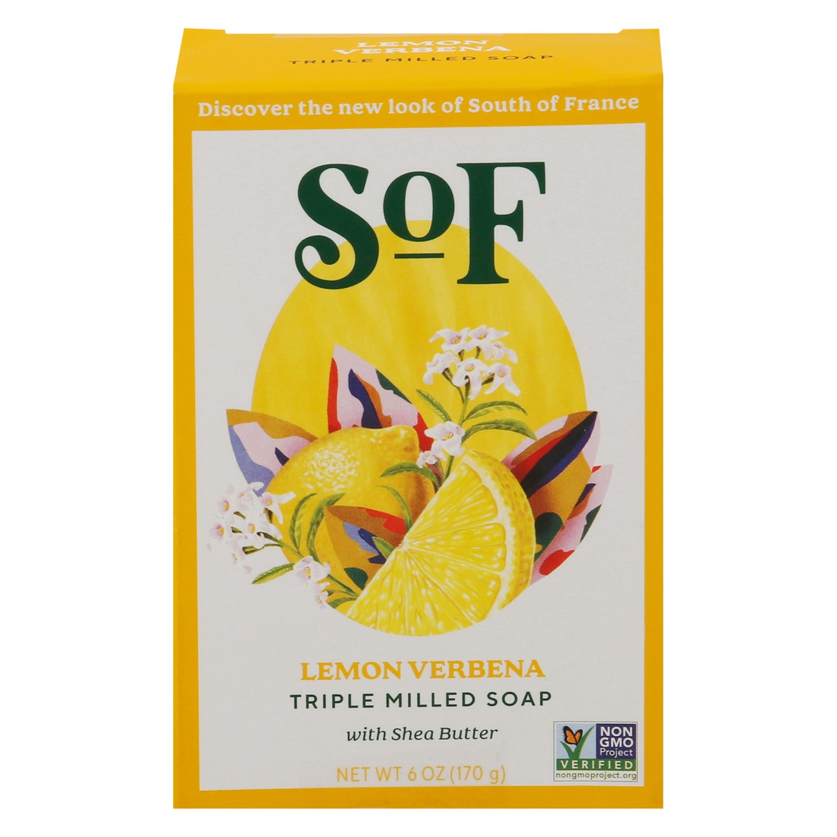 slide 1 of 9, SOF Triple Milled Lemon Verbena Soap 6 oz, 6 oz