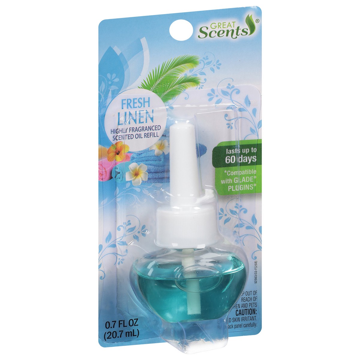 slide 12 of 14, Great Scents Fresh Linen Scented Oil Refill 0.7 fl oz, 0.7 oz